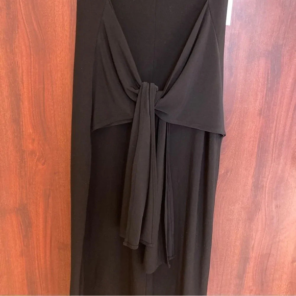 NORMA KAMALI Sleeveless Tank Dress Black Size Medium - Picture 6 of 7